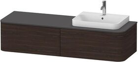 Duravit WTU HAPPY D.2 PLUS 1600x550mm 2 Au WT re NB geb o ES