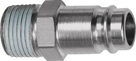 Stecknippel STA gehärtet/vern.Stecker DN 10 AG R 1/2 Zoll RIEGLER - VPE: 10