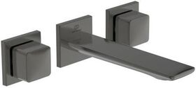 IDS 3-Loch-Wand-Waschtischarmatur CONCA ohne Ablaufgarnitur magnetic grey IDEAL STANDARD