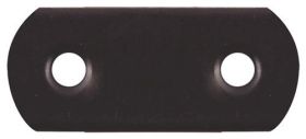 Flachverb.L.37mm B.16mm S.1,5mm STA schwarz ku.-besch.GAH