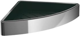 Emco Eckschwammkorb LOFT m herausnehmb Kunststoffeinsatz chr./sw. EMCO