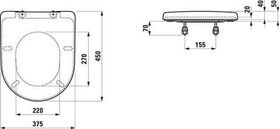 Laufen WC-Sitz LAUFEN PRO UNIVERSAL mit Deckel weiß