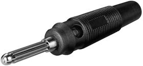 Bananen-Stecker, Schwarz- VPE: 10