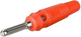 Bananen-Stecker, Rot- VPE: 10