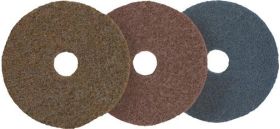 Schleifvliesscheibe D.115mm medium rot vorgestanzt TECWERK - VPE: 10