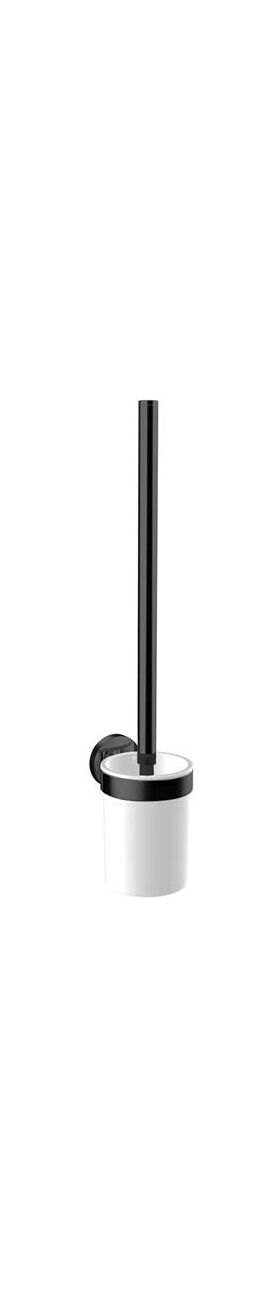 Emco Toilettenbürstengarnitur ROUND Wandmodell, Behälter Kunststoff schwarz EMCO