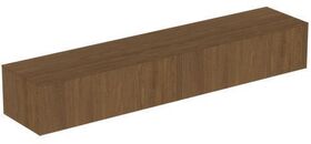 IDS Waschtischplatte CONCA o Auss 2387x505mm a Nr2019 Walnuss D. IDEAL STANDARD