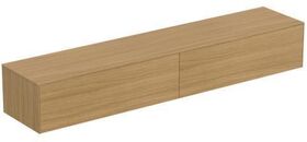 IDS Waschtischplatte CONCA o Auss 2387x505mm a Nr2019 Eiche hell IDEAL STANDARD