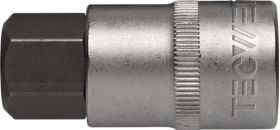 Steckschlüsseleinsatz 1/2 Zoll Innen-6-kant SW 19mm L.55mm TECWERK