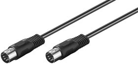Audio-Verbindungskabel DIN, geschirmt, 1.5m- VPE: 1
