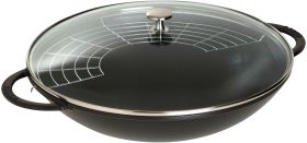 STAUB  Wok m.GD Ø37cm Guss schwarz