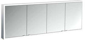 Emco LED-Lichtsp.schr. PRIME FACELIFT AP 1800x700mm 4-türig aluminium/weiß EMCO