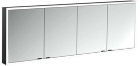 Emco LED-Lichtsp.schr. PRIME FACELIFT AP 1800x700mm 4-türig schwarz/spiegel EMCO