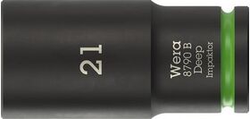 Steckschlüsseleinsatz 8790 B Impaktor Deep 3/8 Zoll 21mm L.63mm WERA