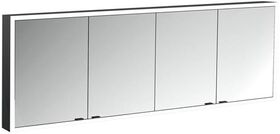 Emco LED-Lichtsp.schr. PRIME FACELIFT AP 2000x700mm 4-türig schwarz/spiegel EMCO