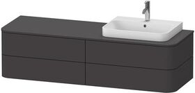 Duravit Konsolenunterschrank HAPPY D.2 P 408x1600x550mm f Aufsatzbecken Happy D.