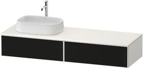 Duravit Waschtischunterbau Zencha 1600x281x550mm sw ls / we s-matt o ES