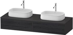 Duravit Waschtischunterbau Zencha 1600x281x550mm Ei sw / gra s-matt o ES