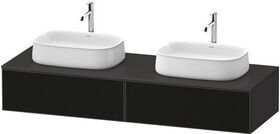 Duravit Waschtischunterbau Zencha 1600x281x550mm sw ls / gra s-matt o ES