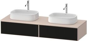 Duravit Waschtischunterbau Zencha 1600x281x550mm sw ls / ta s-matt o ES