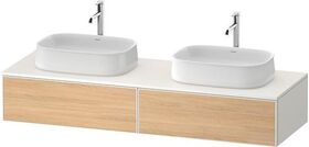 Duravit Waschtischunterbau Zencha 1600x281x550mm we / gra s-matt o ES