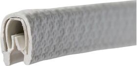 Kantenschutz Klemmber.1-2mm L.10m B.6,5mm H.9,5mm weiß-grau PROMAT - VPE: 10