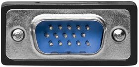 Analoger DVI/VGA Adapter, vernickelt, DVI-I-BuchseDual-Link(24+5pin)- VPE: 1