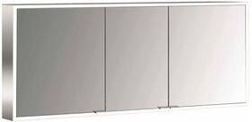 Emco LED-Lichtsp.schr. PRIME FACELIFT AP 1600x700mm 3-türig aluminium/weiß EMCO