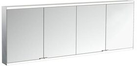 Emco LED-Lichtsp.schr. PRIME 2 FACELIFT AP 1800x700mm 4-türig schwarz/spiegel EMCO