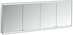 Emco LED-Lichtsp.schr. PRIME 2 FACELIFT UP 1800x730mm 4-türig aluminium/spiegel EMCO