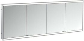 Emco LED-Lichtsp.schr. PRIME 2 FACELIFT UP 2000x730mm 4-türig aluminium/spiegel EMCO