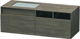Duravit Waschtischunterbau DURASTYLE 550x1400x500mm Auss links pine terra