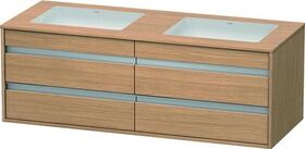 Duravit Waschtischunterbau KETHO 550x1400x496mm europäische eiche