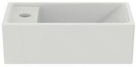 IDS Handwaschbecken EUROVIT PLUS Hahnbank links, 370x201x120mm weiß IDEAL STANDARD