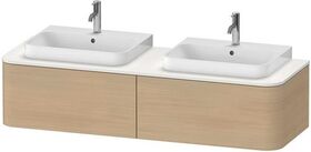Duravit Konsolenunterschrank HAPPY D.2 P 354x1600x550mm f 2x Aufsatzbecken Happy