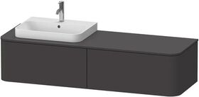 Duravit WTU HAPPY D.2 PLUS 1600x550mm 2 Au WT li gra s-matt o ES