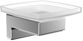 Emco Seifenhalter CUE Kristallglas satiniert chrom EMCO