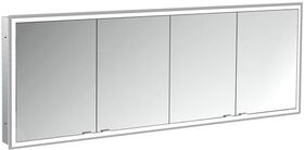 Emco LED-Lichtsp.schr. PRIME FACELIFT UP 2000x730mm 4-türig aluminium/spiegel EMCO