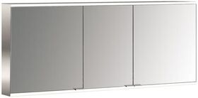 Emco LED-Lichtsp.schr. PRIME 2 FACELIFT AP 1600x700mm 3-türig aluminium/weiß EMCO