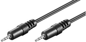 Audio Verbindungskabel AUX, 2,5 mm Stereo, 1.5m- VPE: 1