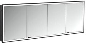 Emco LED-Lichtsp.schr. PRIME FACELIFT UP 1800x730mm 4-türig schwarz/spiegel EMCO