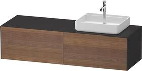 Duravit Waschtischunterbau WHITE TULIP 1600x408x550mm amerik NB / gra sdm o ES