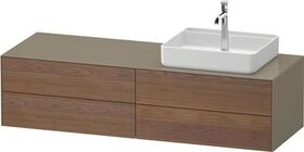 Duravit Waschtischunterbau WHITE TULIP 1600x408x550mm ami NB / Steingr hgl o ES