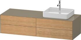 Duravit Waschtischunterbau WHITE TULIP 1600x408x550mm Ei na mass /steingrau hgl