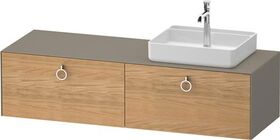 Duravit Waschtischunterbau WHITE TULIP 1600x408x550mm Ei na mass / Steing sdm o