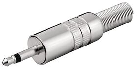 Klinkenstecker - 3,5 mm - mono, Klinke3,5mmStecker(2-Pin,mono)- VPE: 10