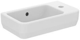IDS Handwaschbecken i.life S m ÜL 1 Hahnloch 450x250x140mm weiß IDEAL STANDARD