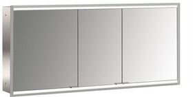 Emco LED-Lichtsp.schr. PRIME 2 FACELIFT UP 1400x730mm 3-türig aluminium/spiegel EMCO