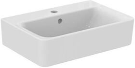 IDS Waschtisch CONNECT CUBE m ÜL 550mm, Kompakt weiß I+ IDEAL STANDARD