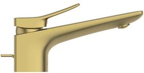 IDS Einhebel-Waschtischarmatur CHECK mit Ablaufgarnitur brushed gold IDEAL STANDARD